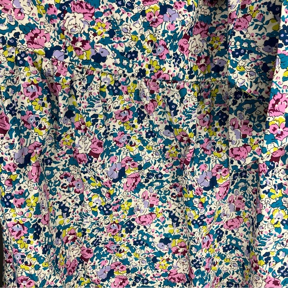 J.CREW One-Shoulder Dress Liberty Claire-Aude Floral Island Multi G8163 4 - Picture 3 of 6